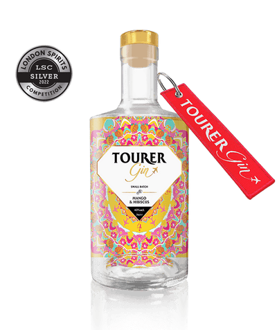 Tourer Gin - Mango Flavoured Gin Infused With Hibiscus - 70cl/43% ABV