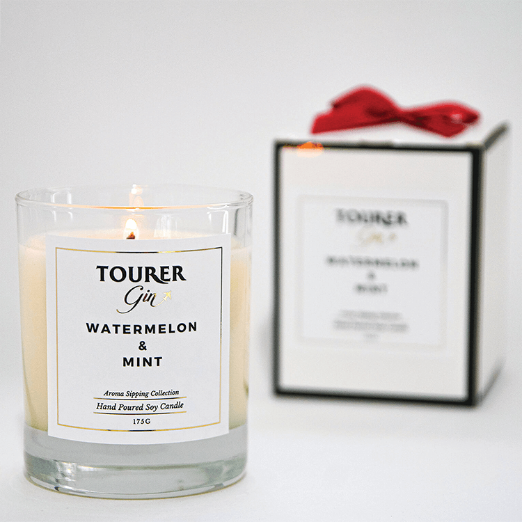 Watermelon Candle Infused With Mint - Tourer